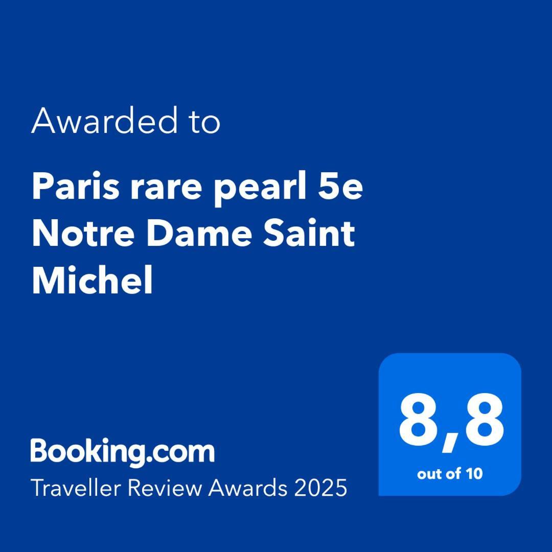 Paris Rare Pearl 5E Notre Dame Saint Michel Apartment Exterior photo
